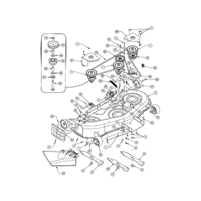 Part Location Diagram of 783-05463 MTD Support Bracket
